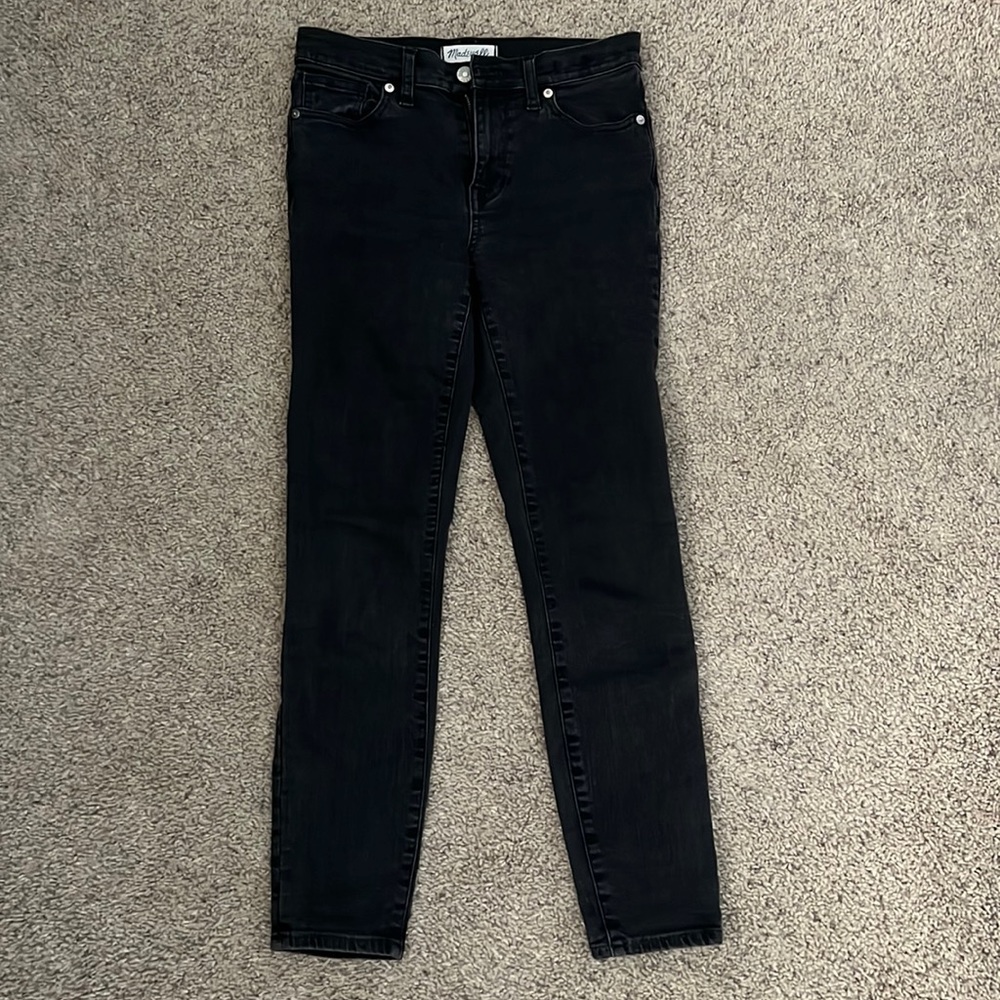 Madewell High Riser Skinny in Black Size 26